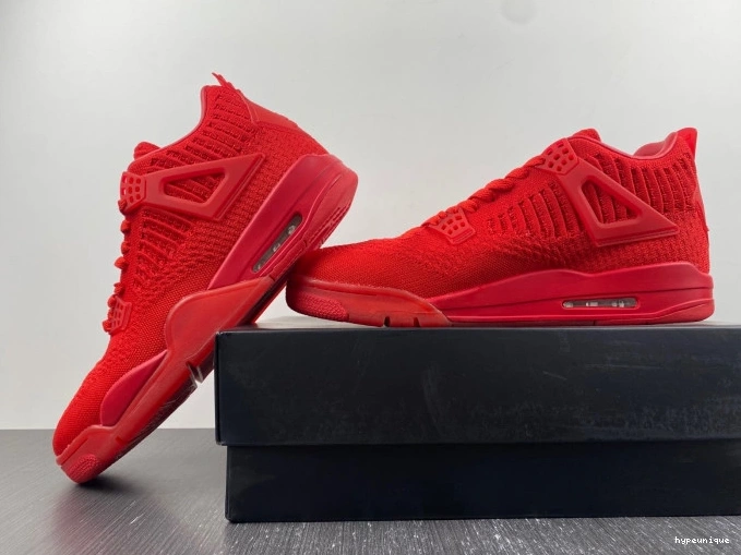 HYPE Red AQ3559-600 Jordan Retro 4 Flyknit 0819